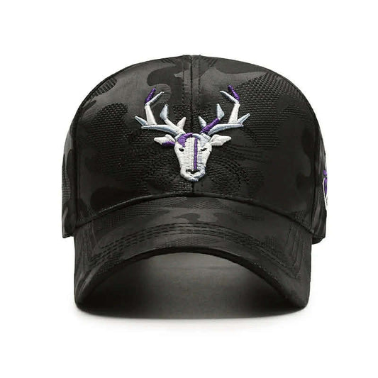 Black Camo Deer Hat