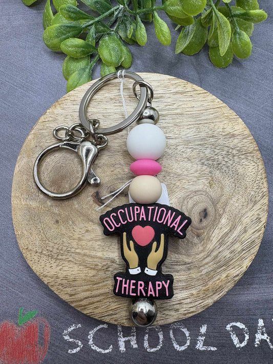 Occupational Therapy Beaded Keychain
