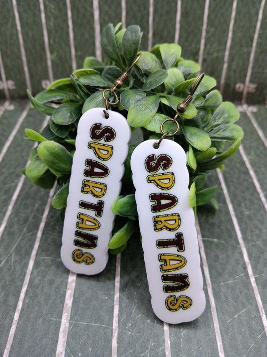 South Paulding Spartans Earrings