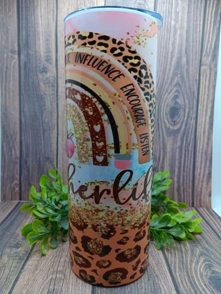 Teacher Rainbow 20 oz Tumbler