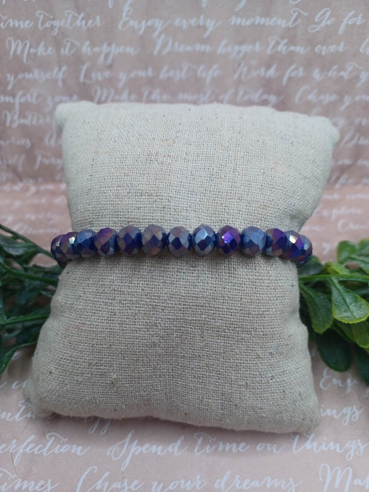 Blue Beaded Bracelet