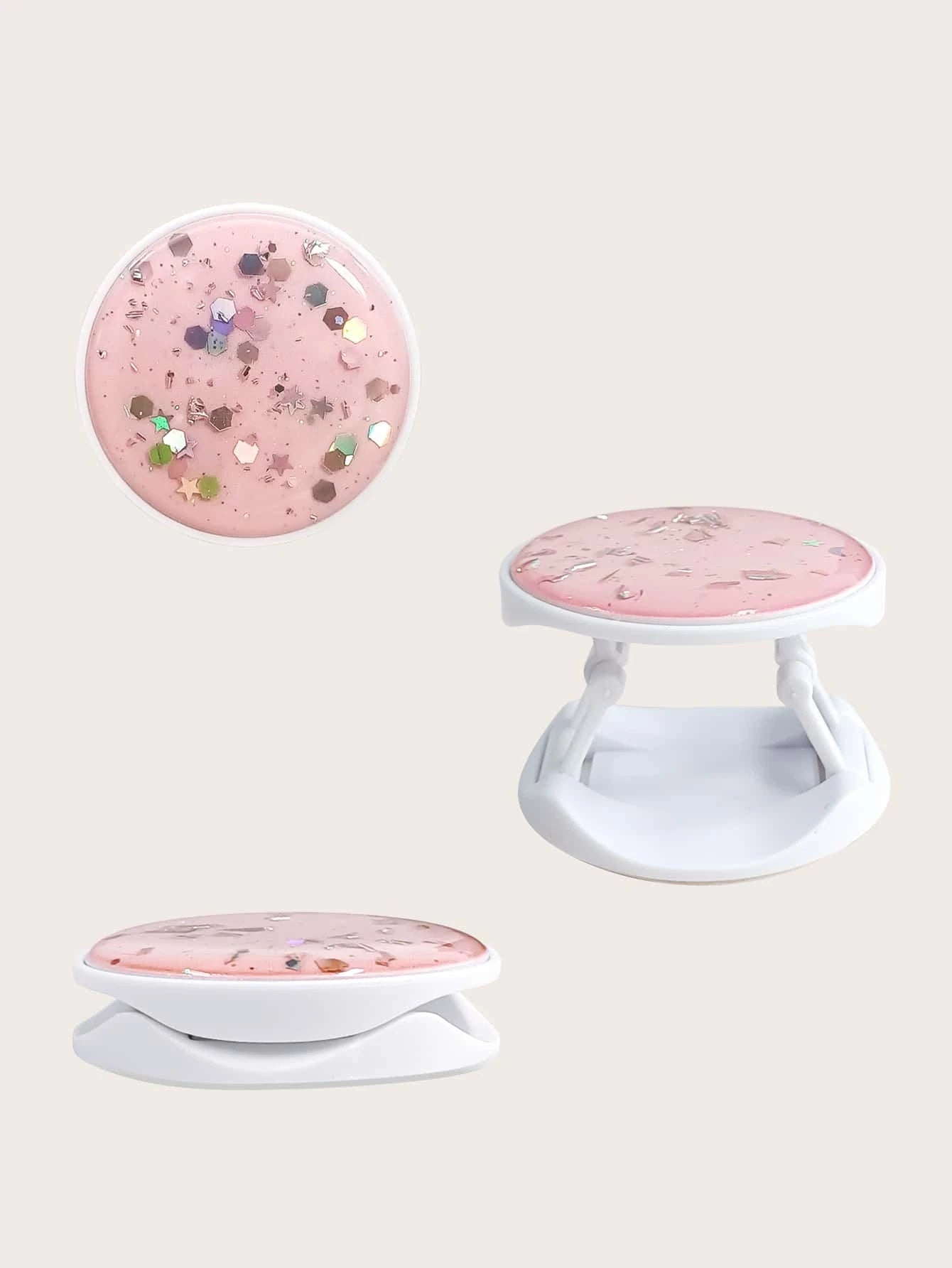 Pink Chunky Glitter Mobile Phone Accessory