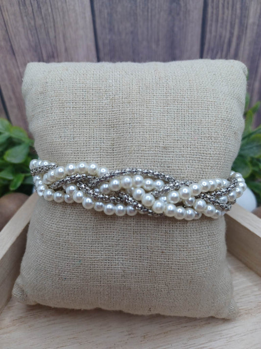 White Pearl Bracelet/Anklet