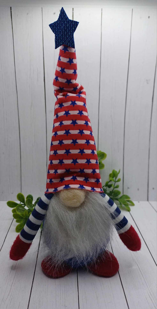 Patriotic Stuffed Gnome