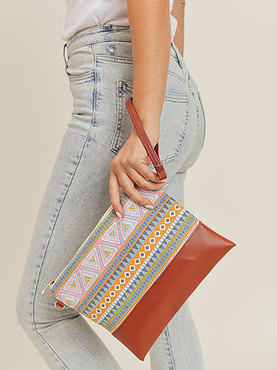 Azetc Design Crossbody Style Bag