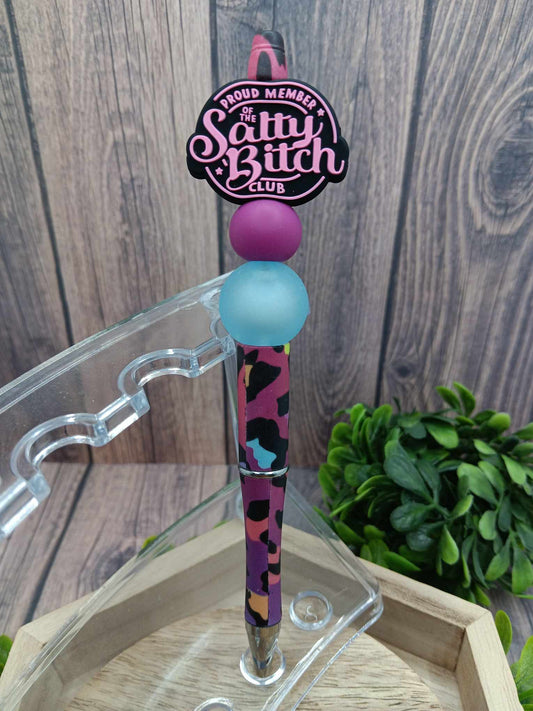 Proud Member of the Salty B**** Club Beaded Ink Pen