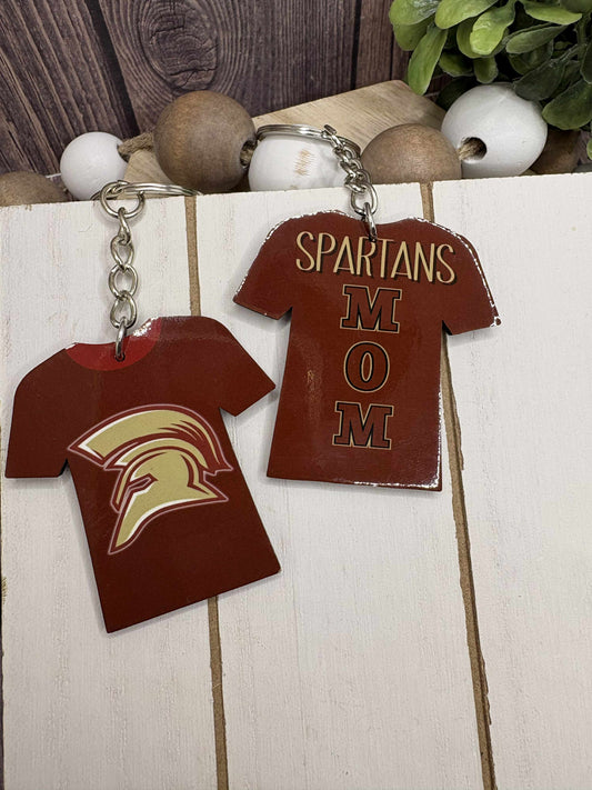 South Paulding Spartans MOM Keychain