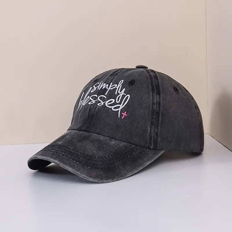 Black Simply Blessed Hat