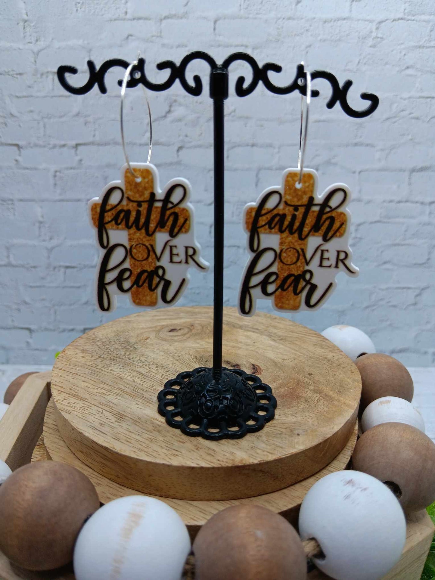Faith Over Fear Earrings