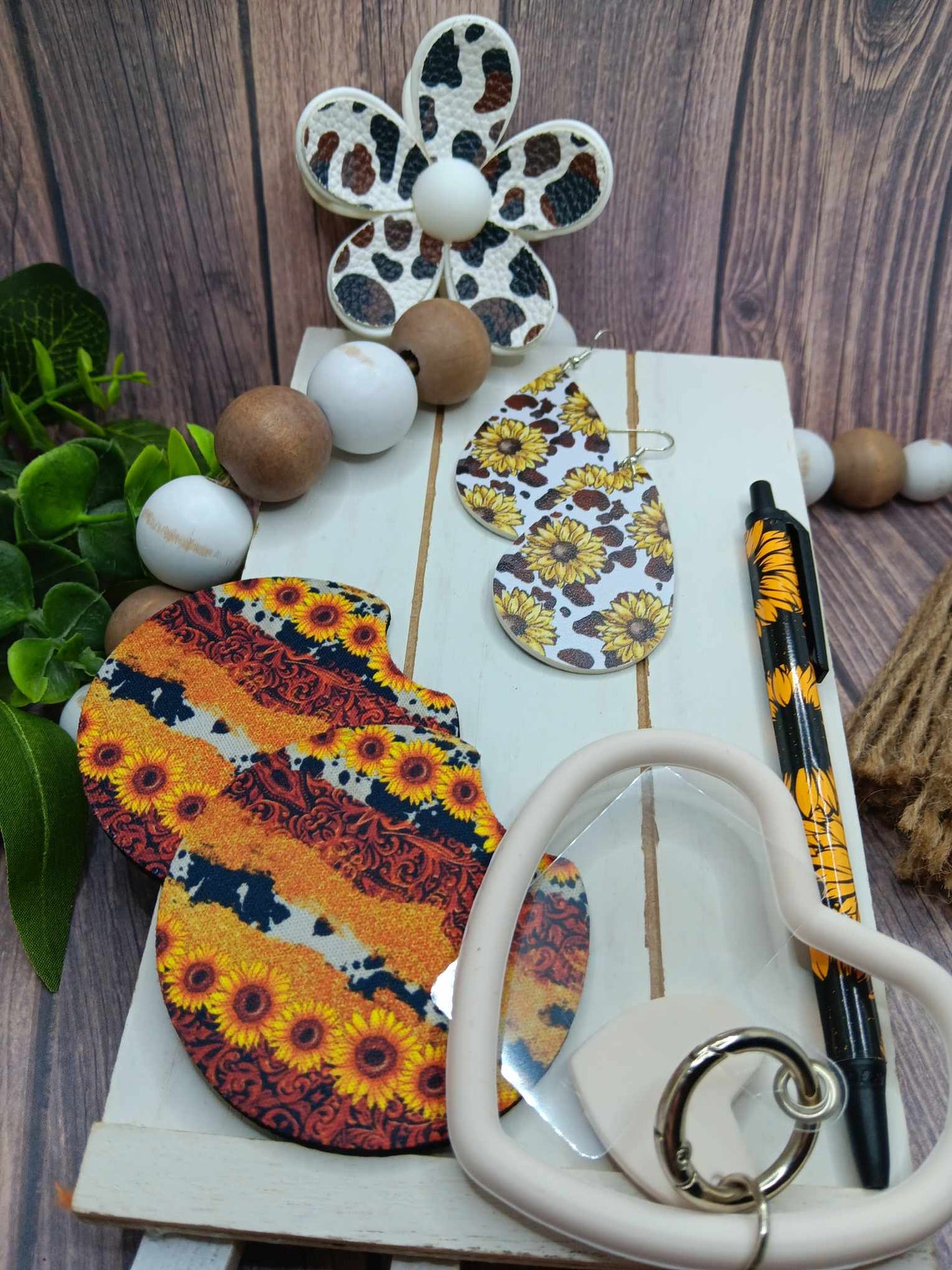 Cow Print Themed Gift Set