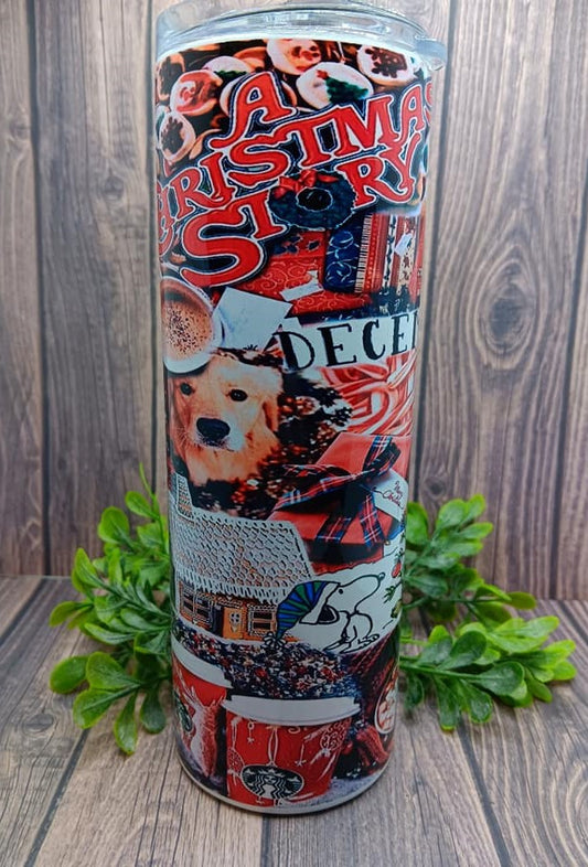 Christmas Movie Collage 20 oz Tumbler