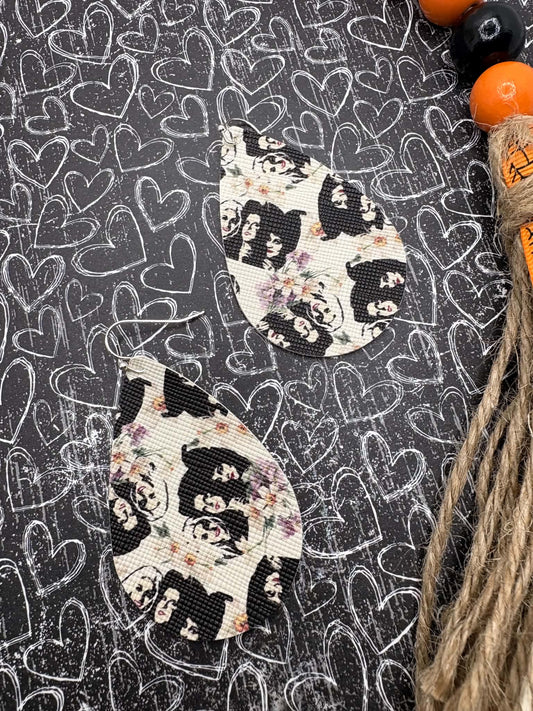 Witch Sister Earrings - White