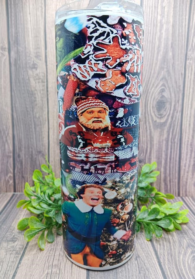 Christmas Movie Collage 20 oz Tumbler