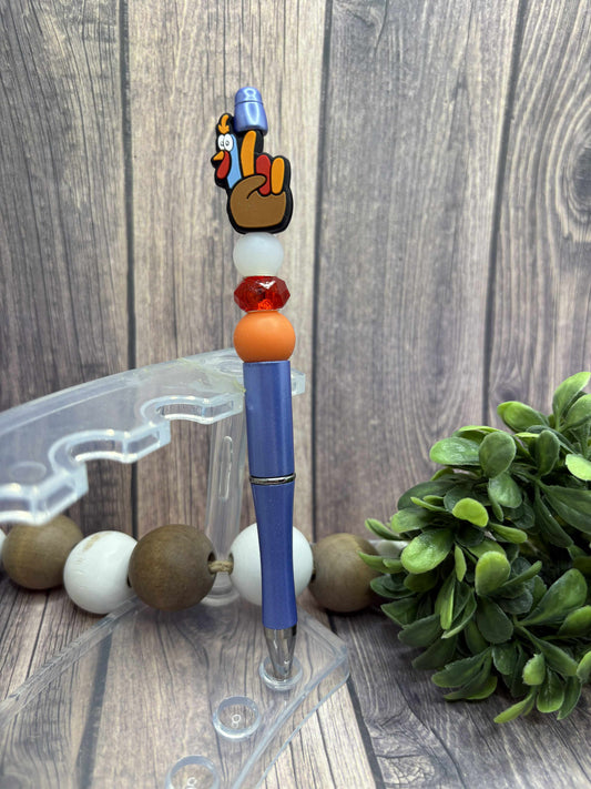 Turkey Beaded Ink Pen