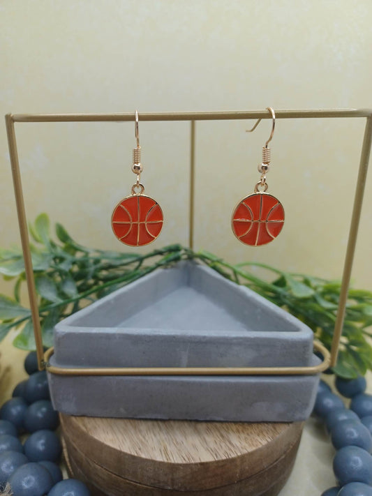 Basketball Earrings