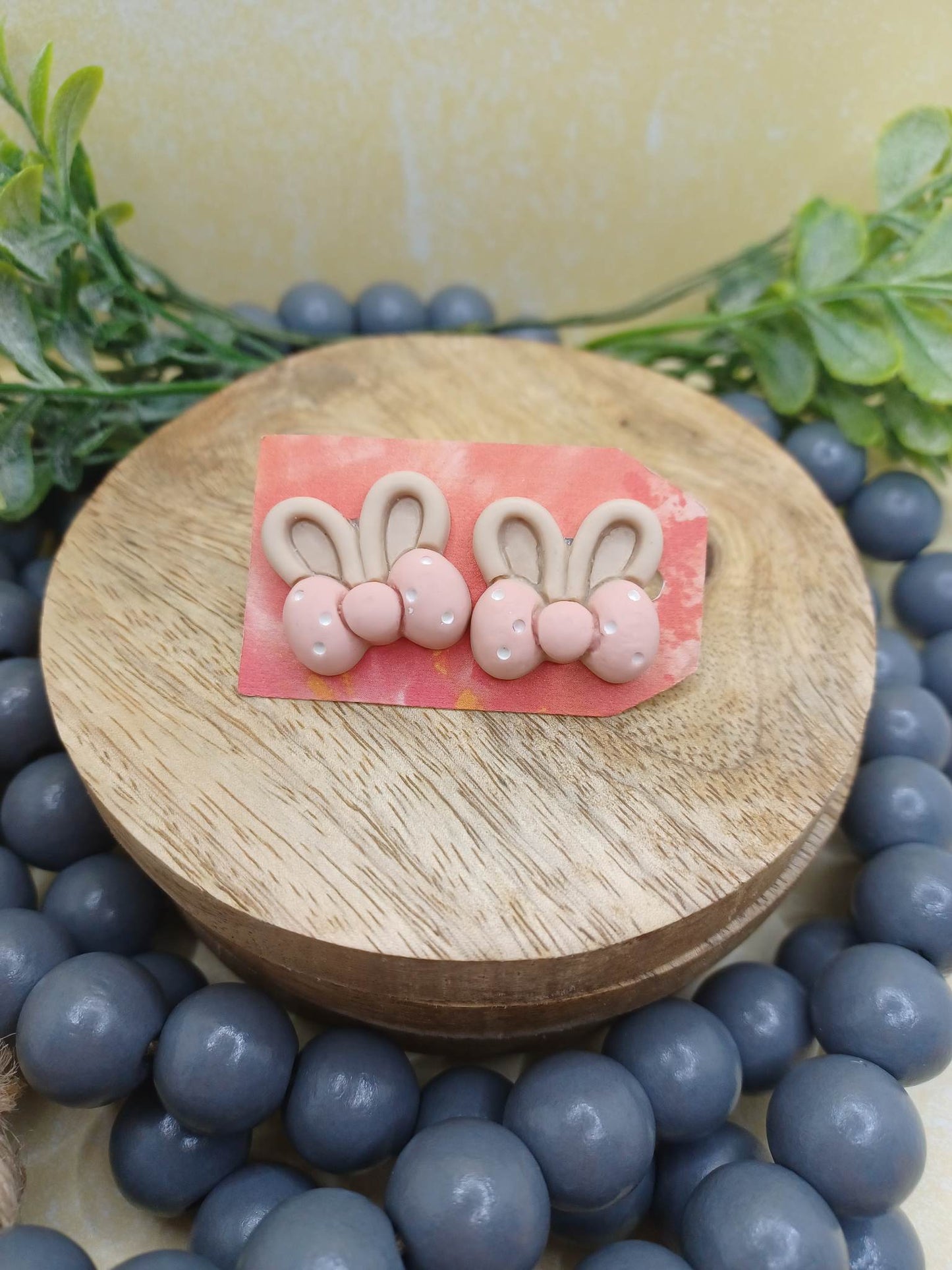 Bunny Ears w/ Bow Earrings