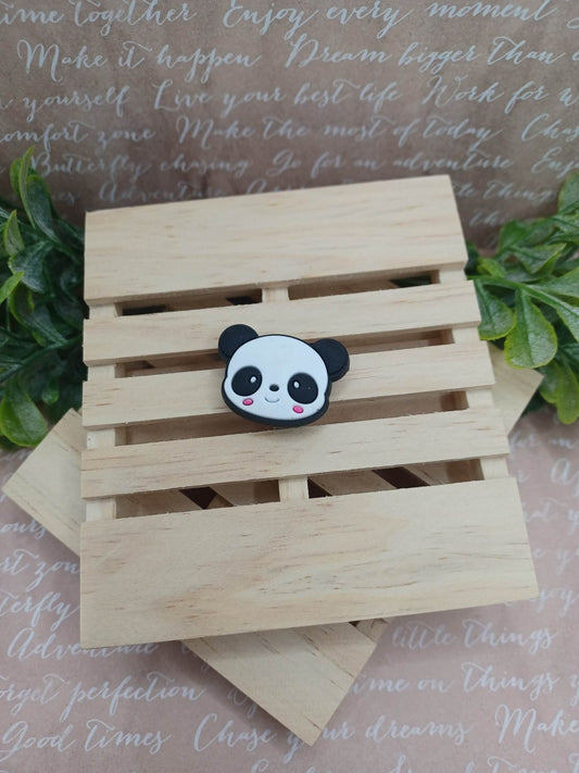 Panda Face Shoe Charm Accessory