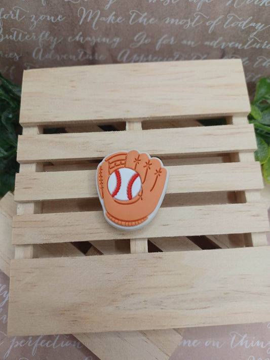 Baseball Glove & Ball Shoe Charm Accessory