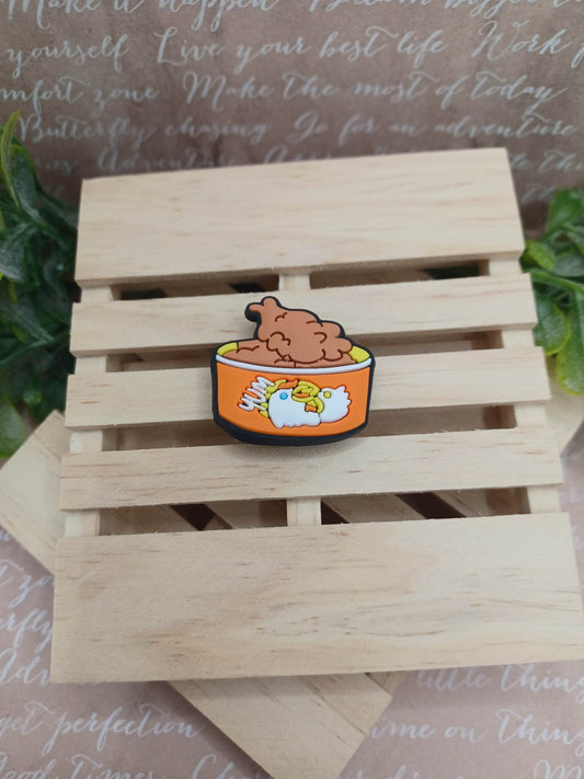 Bucket of Chicken Shoe Charm Accessory