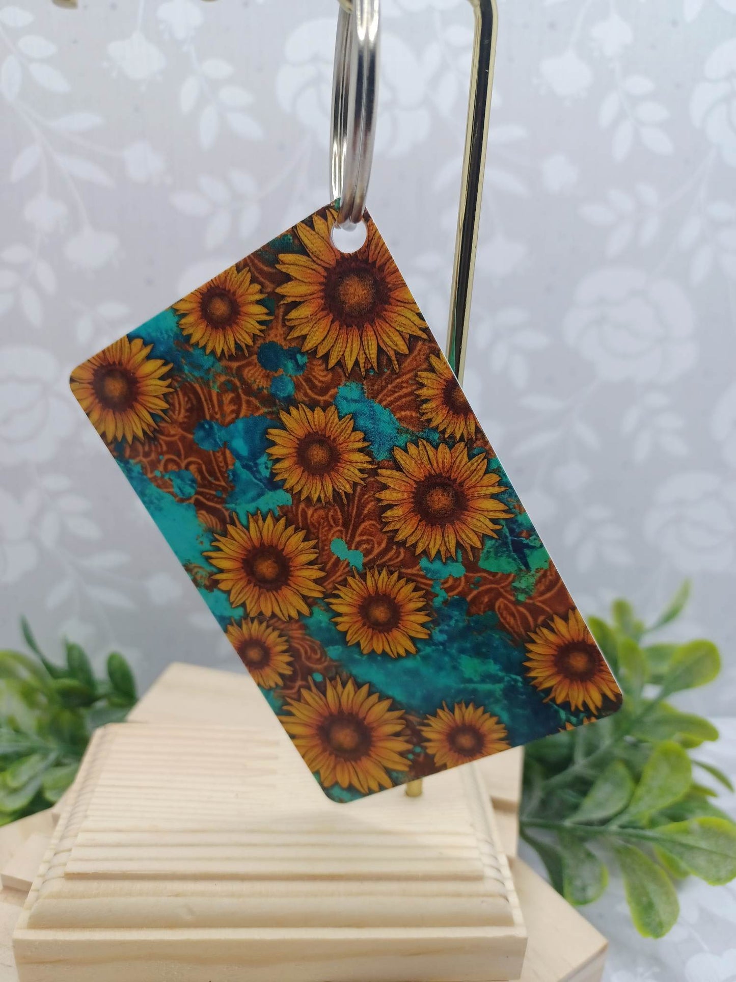 Sunflower Acrylic Keychain