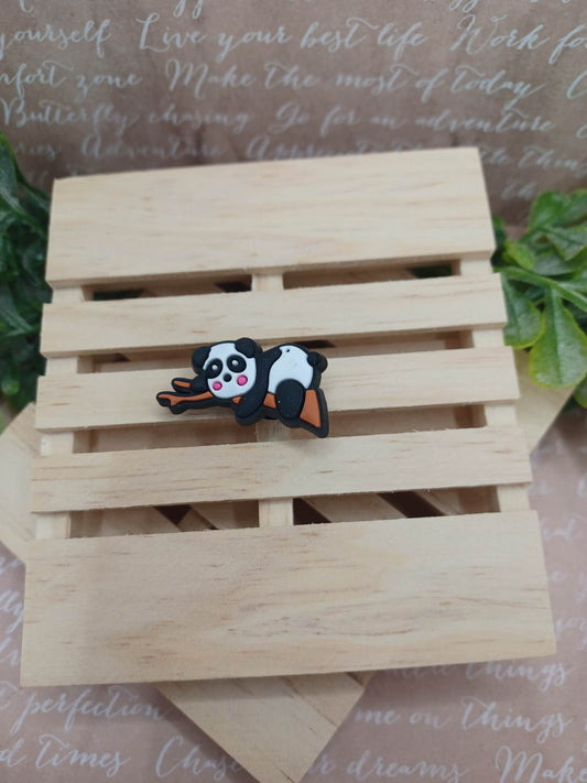 Panda on a Branch Shoe Charm Accessory