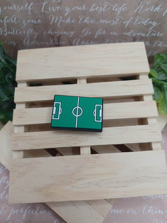 Soccer Field Shoe Charm Accessory