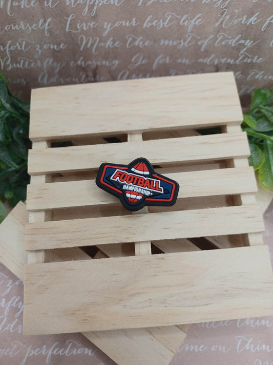 Football Championship Shoe Charm Accessory