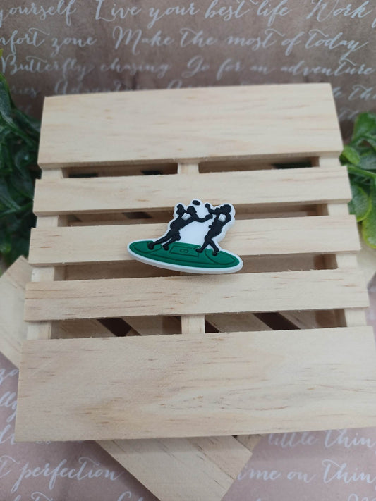 Football Pass Shoe Charm Accessory