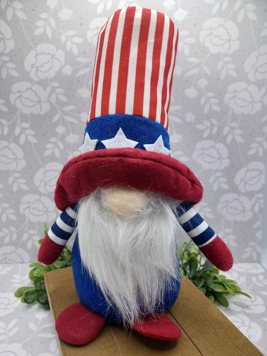 Red, White, & Blue Patriotic Gnome