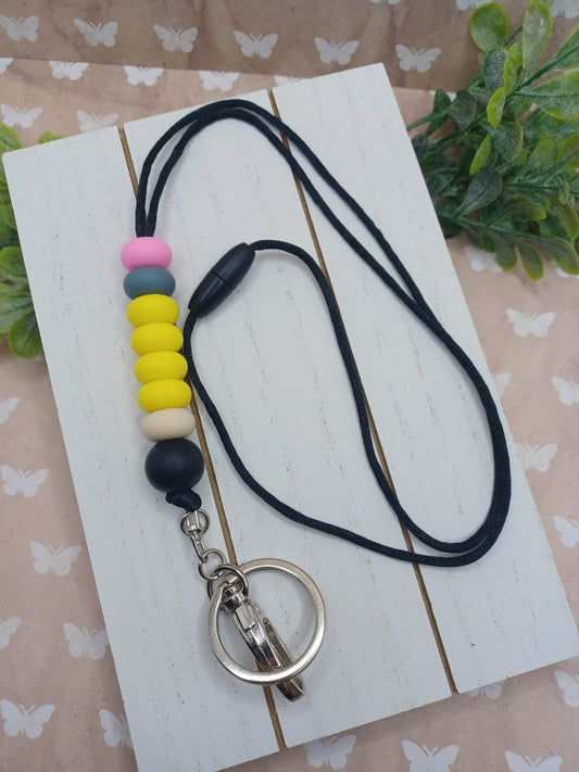 Beaded Lanyard w/ Pencil Style Beading