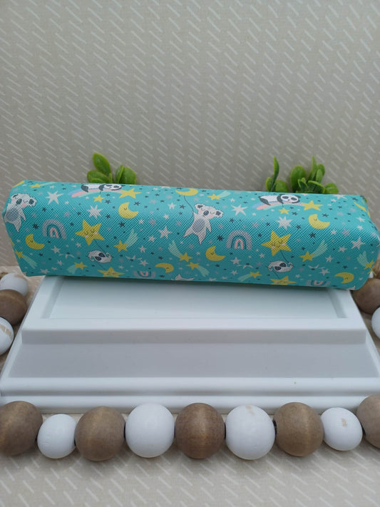Teal Koala, Rainbow, Stars Zipper Pencil Pouch