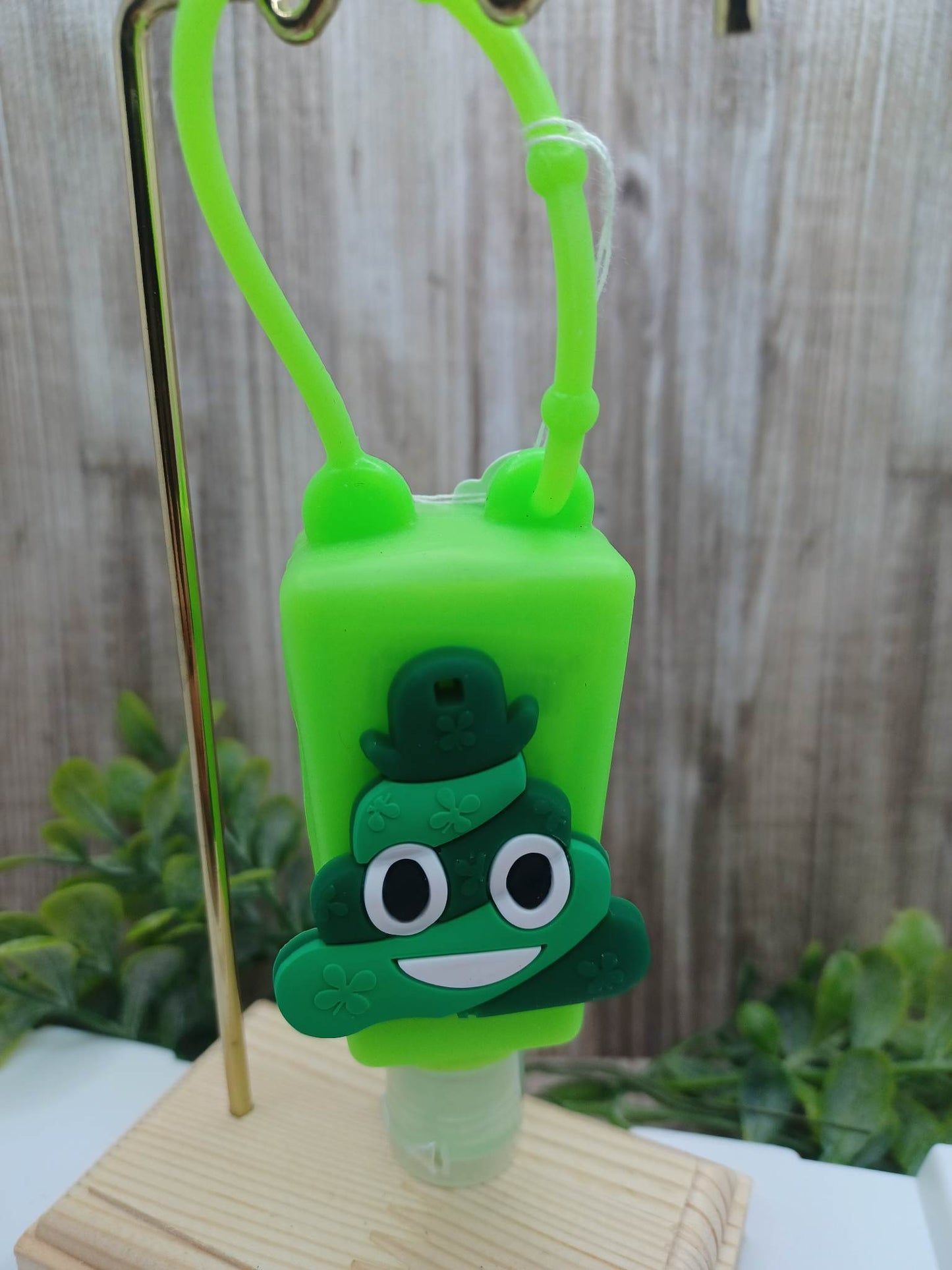 Green Ice Cream Cartoon Hand Sanitizer - Scented in Apple Marmalade