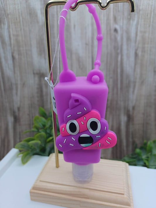 Purple Ice Cream Cartoon Hand Sanitizer - Scented in Grape