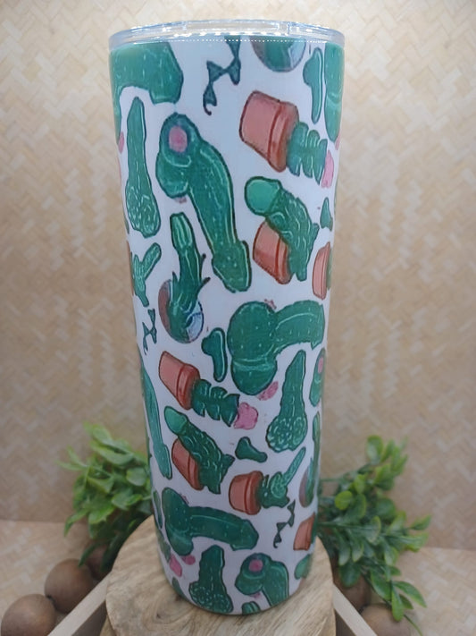 Potted Cactus Tumbler - 20oz