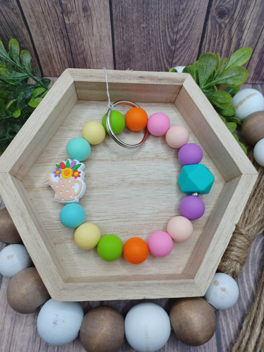 Spring/Summer Watercan Beaded Wristlet