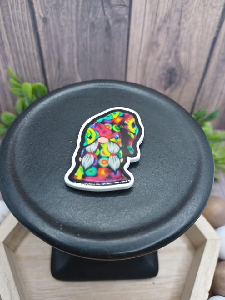 Multicolored Gnome Magnet