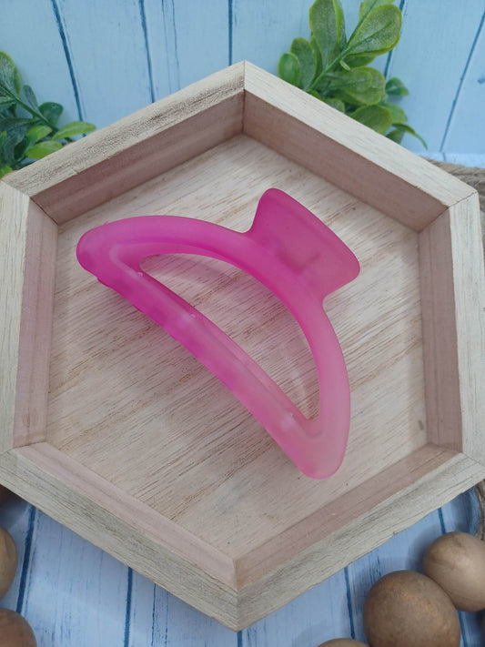 Pink Ombre Hair Claw Clip