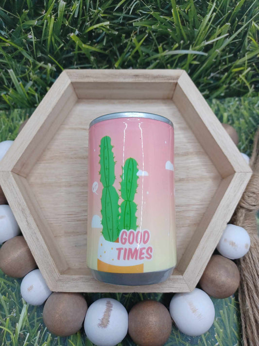 Good Times Cactus Wet Wipe Can Keychain