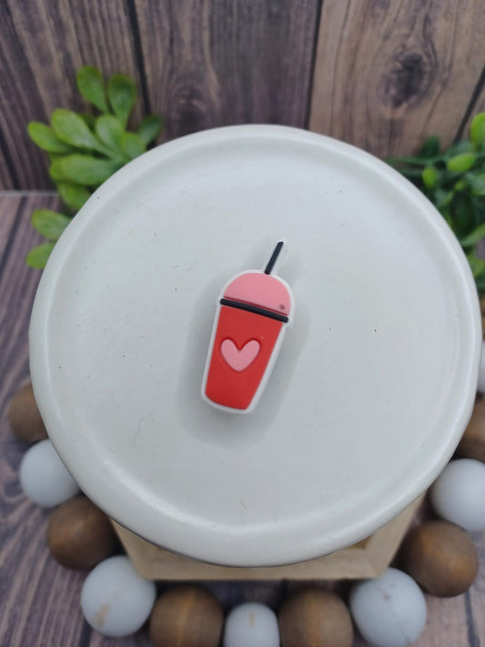 Milkshake w/ Heart Shoe Charm Accessory