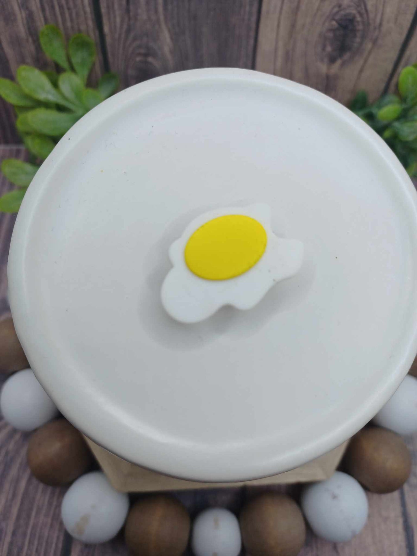 Fried Egg Shoe Charm Accessory