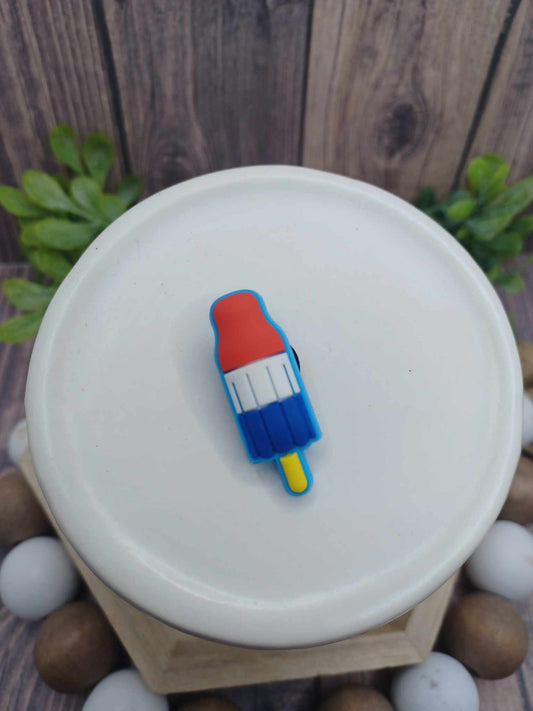 Red, White, & Blue Ice Cream Shoe Charm Accessory