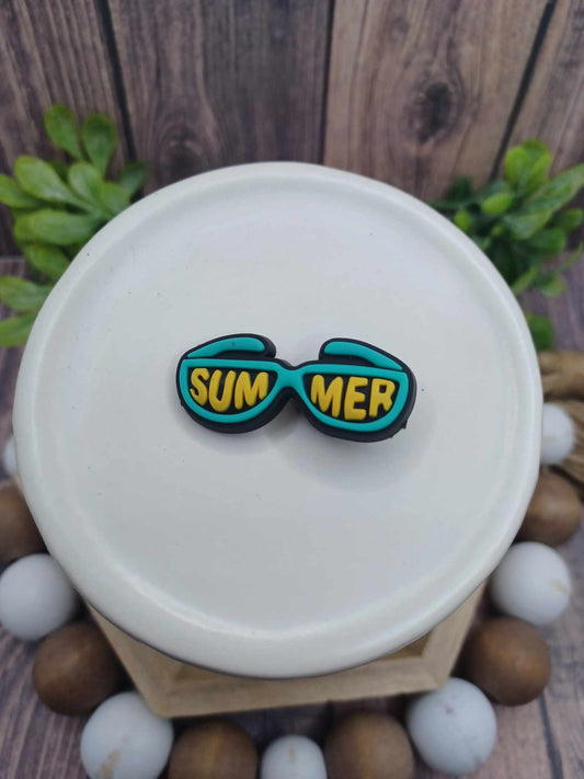 Summer Sunglasses Shoe Charm Accessory