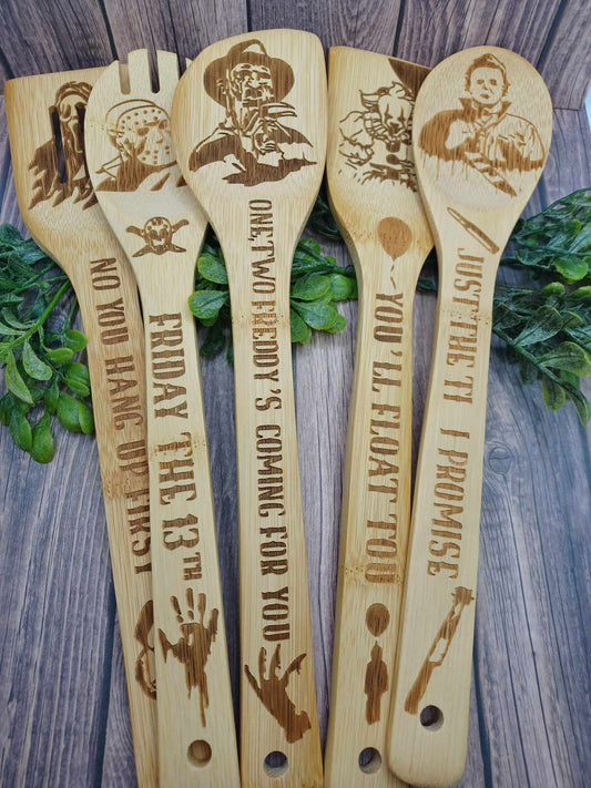 Spooky Halloween Character Spoon Set