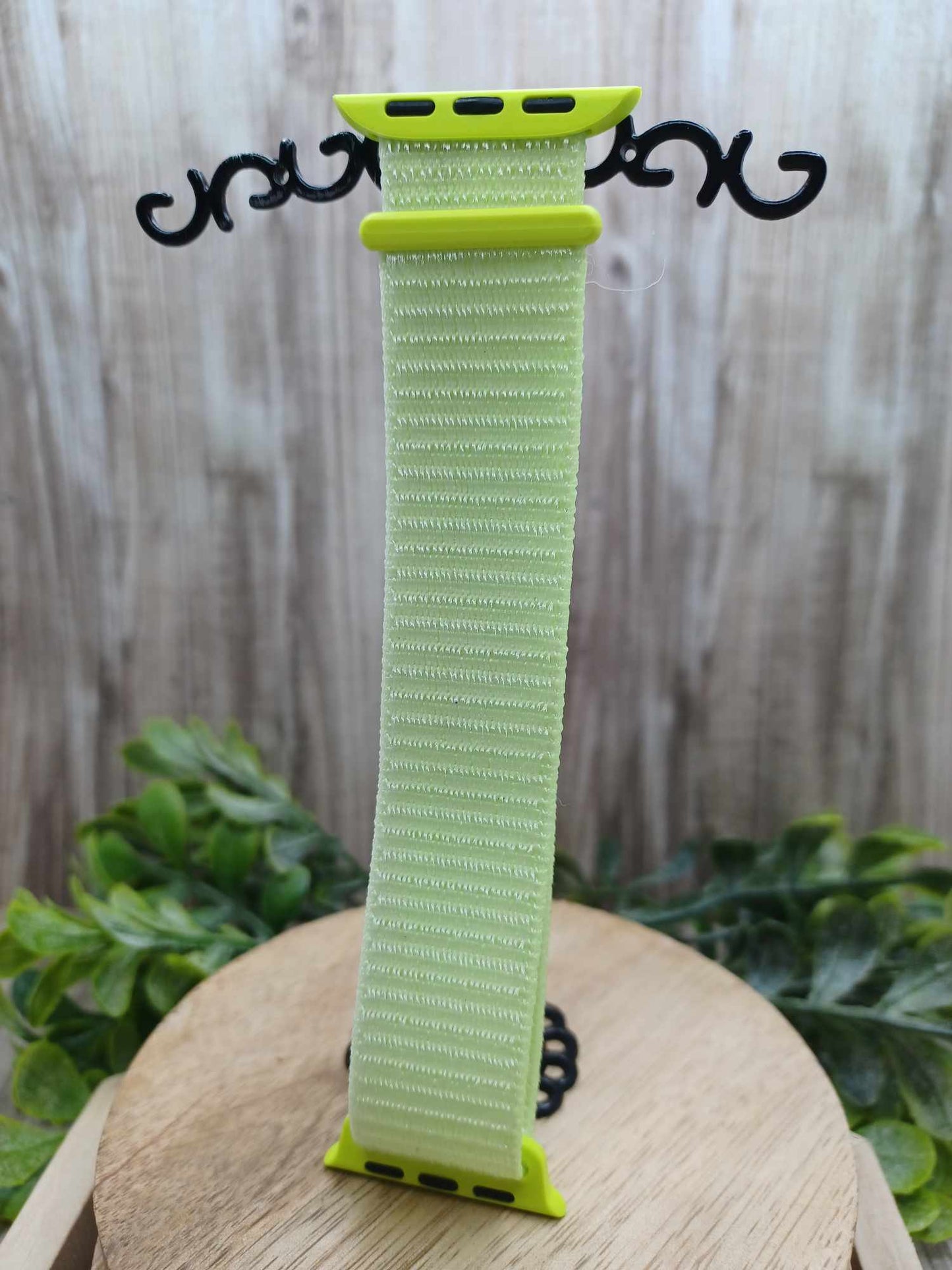 Neon Green Fabric Watch Band - 38/40/41
