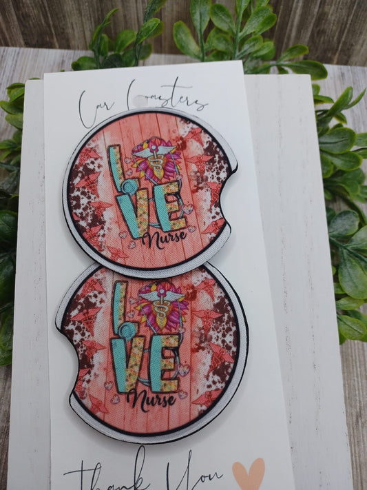 Nurse Car Coaster Set