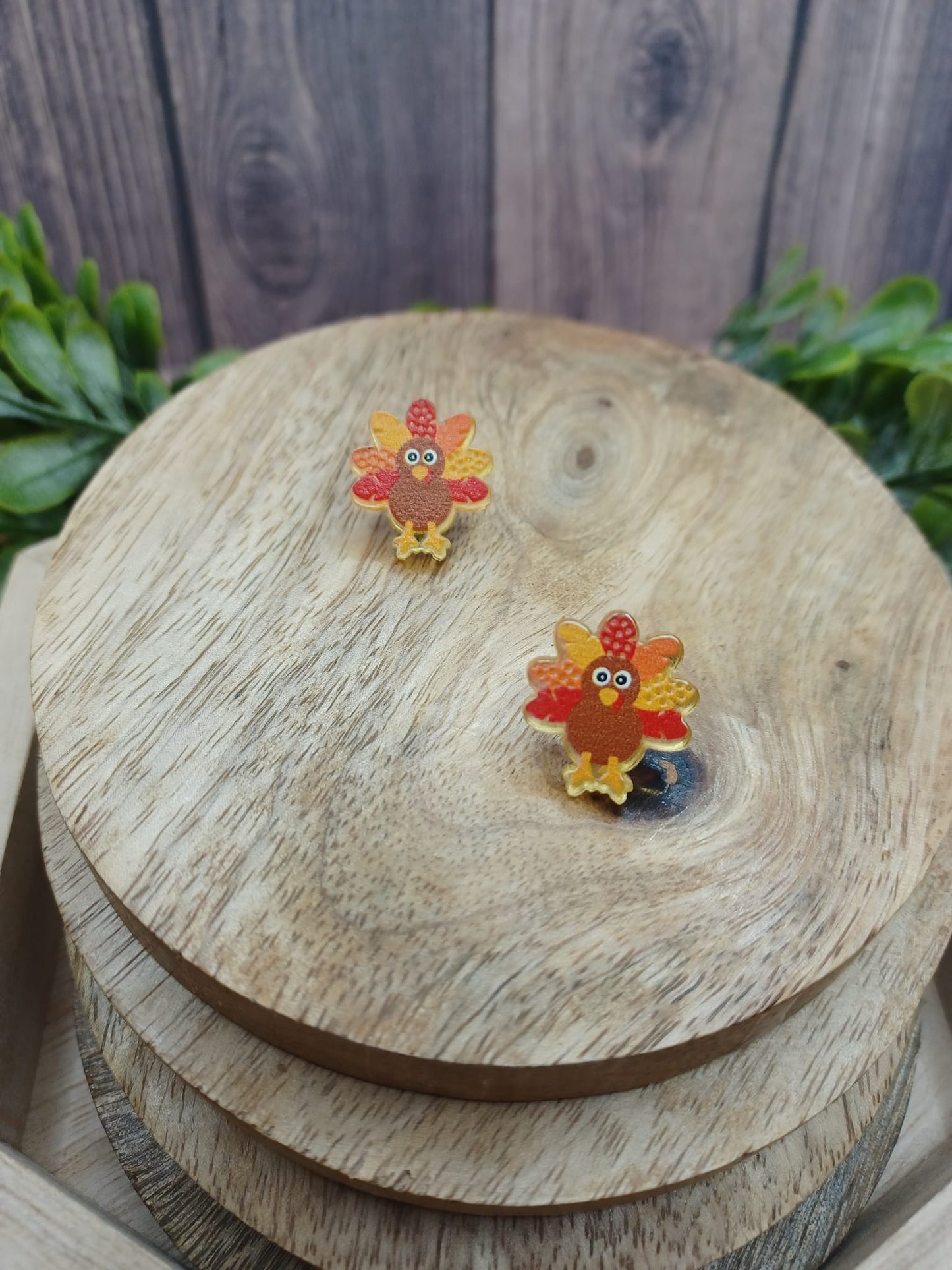 Thanksgiving Turkey Earrings