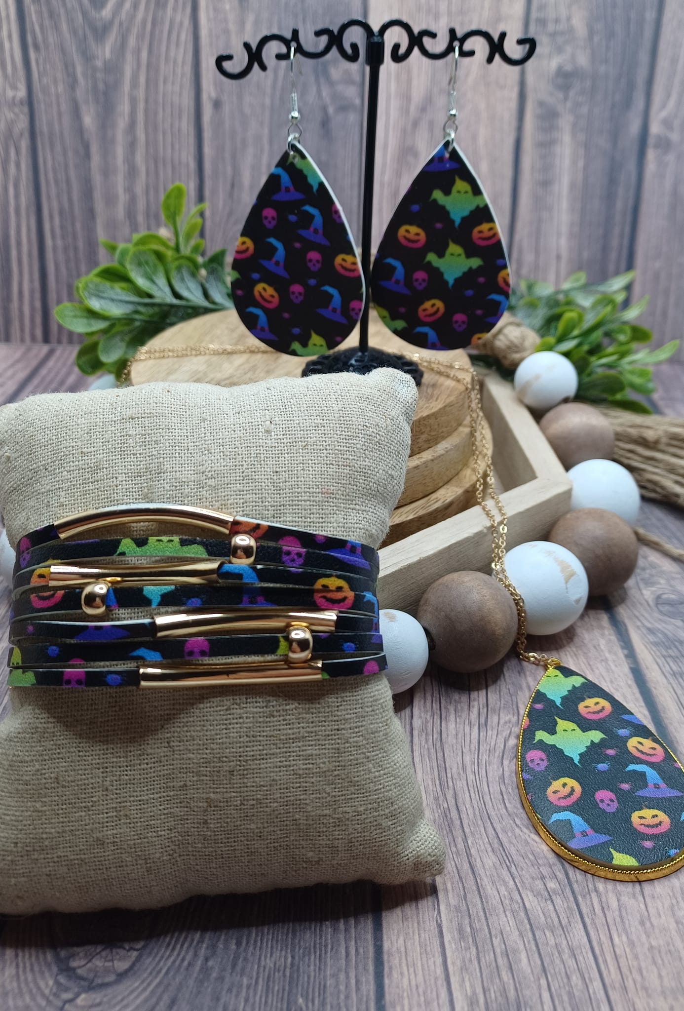 NEON Halloween Themed Jewelry Set