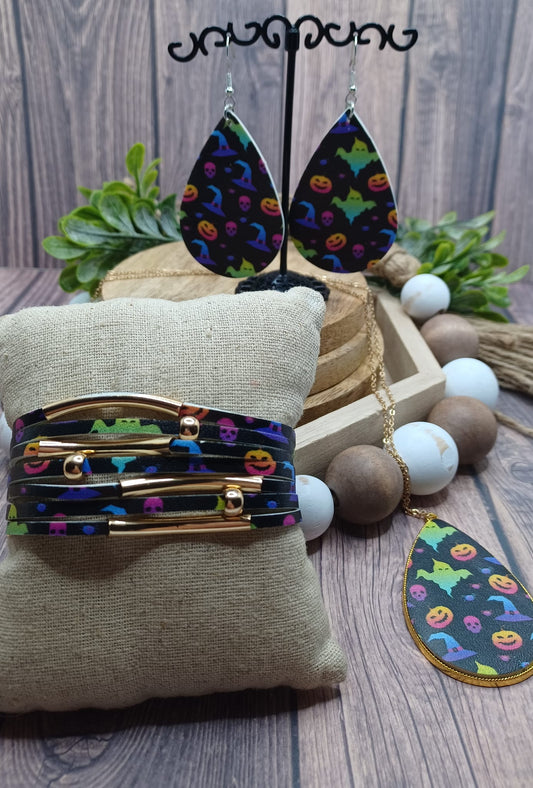 NEON Halloween Themed Jewelry Set