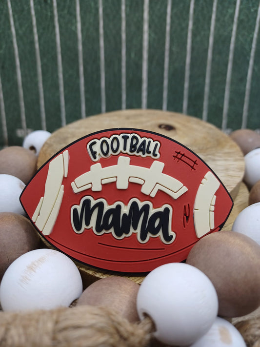 Football Mama Bag Charm