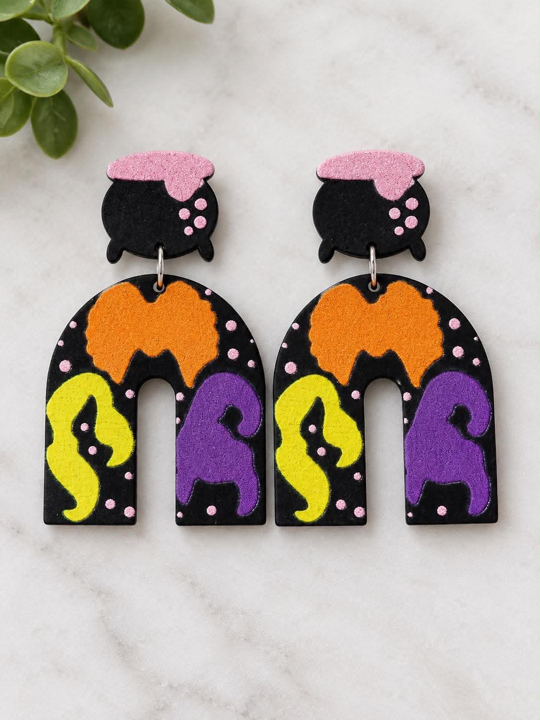 Witch Sister Earrings - Acrylic